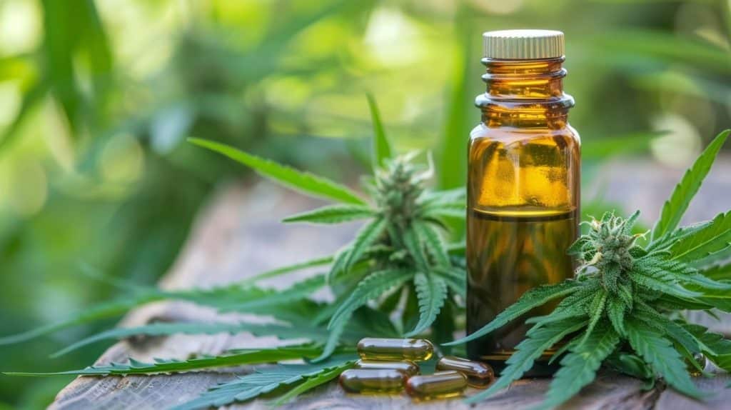 Informative Grafik über die Verwendung von CBD gegen Muskelschmerzen