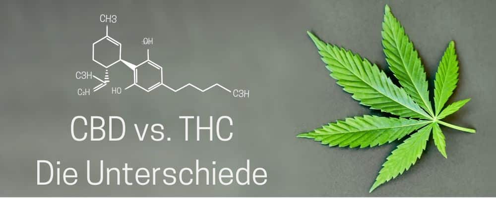 Was ist der Unterschied zwischen CBD und THC.