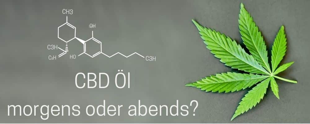 Wir erläutern, ob Personen CBD Öl morgens oder abends einnehmen sollten.